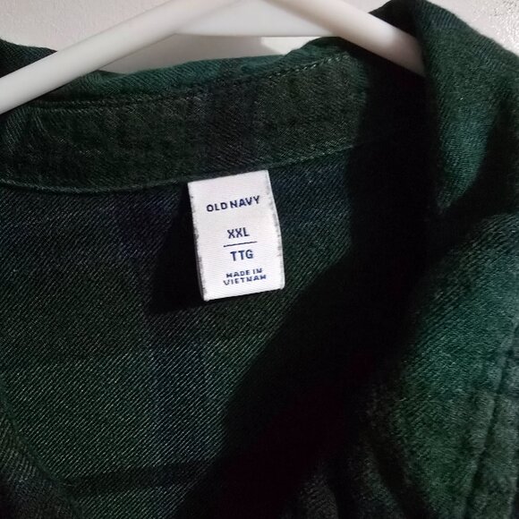 Green Flannel Dress - Picture 2 of 3